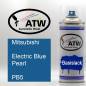 Preview: Mitsubishi, Electric Blue Pearl, PB5: 400ml Sprühdose, von ATW Autoteile West.